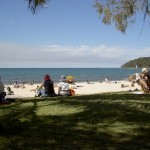 Noosa Strand - Blick aufs Meer