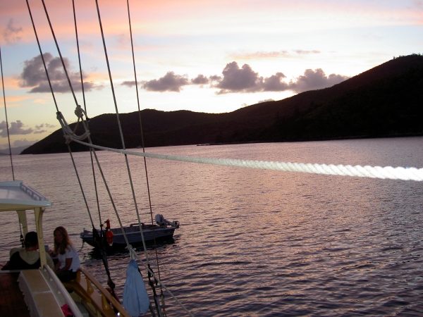 Whitsunday Islands Sailing Sonnenuntergang