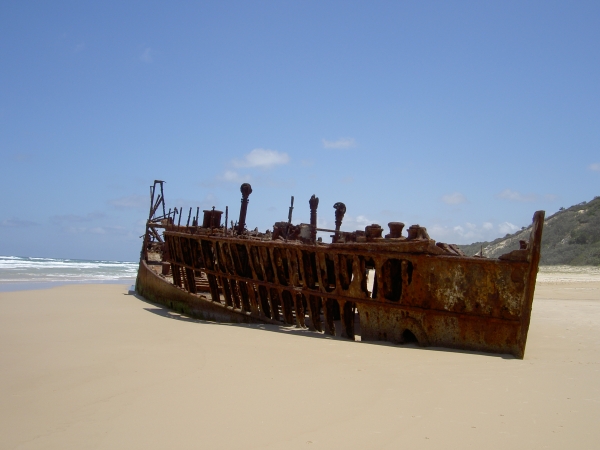 Fraser Island 4WD Tour Maheno Shipwreck - Frontansicht