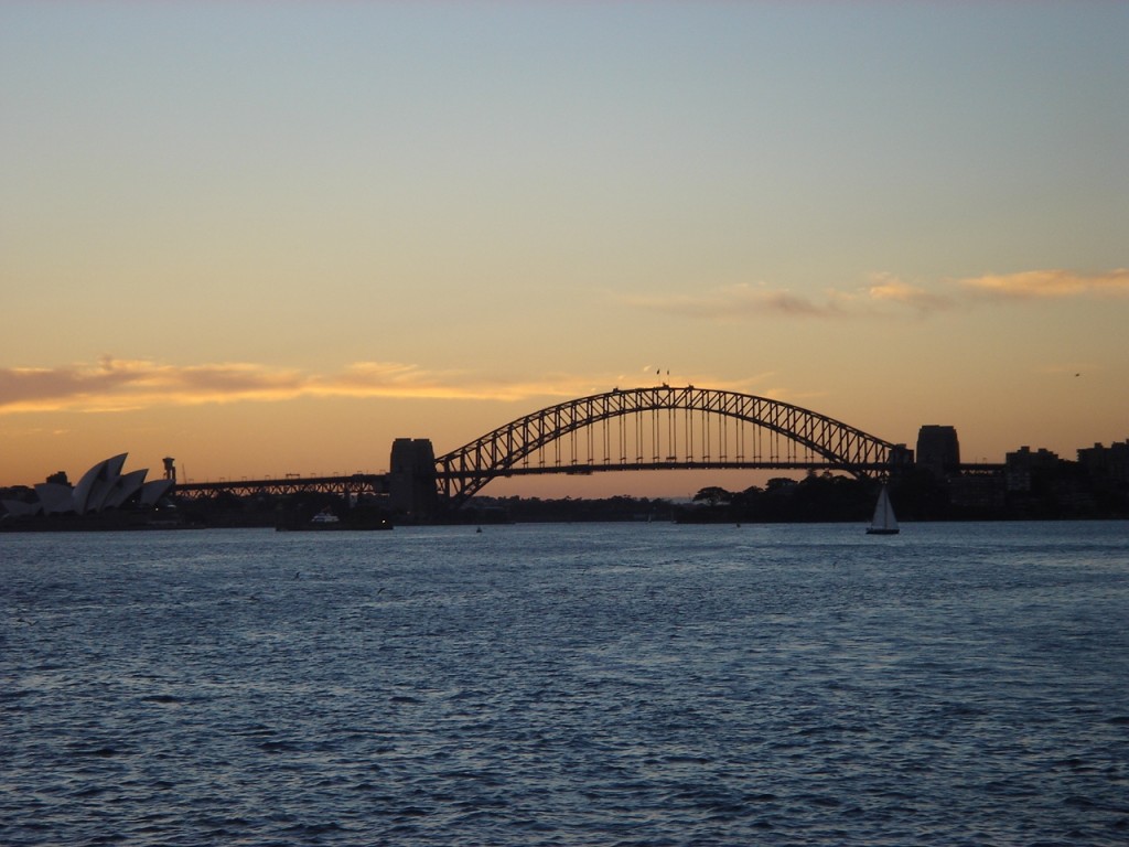 harbour bridge-sydney-abends