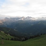 Tölzer Hütte Blick