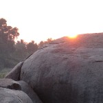 hampi sonnenuntergang