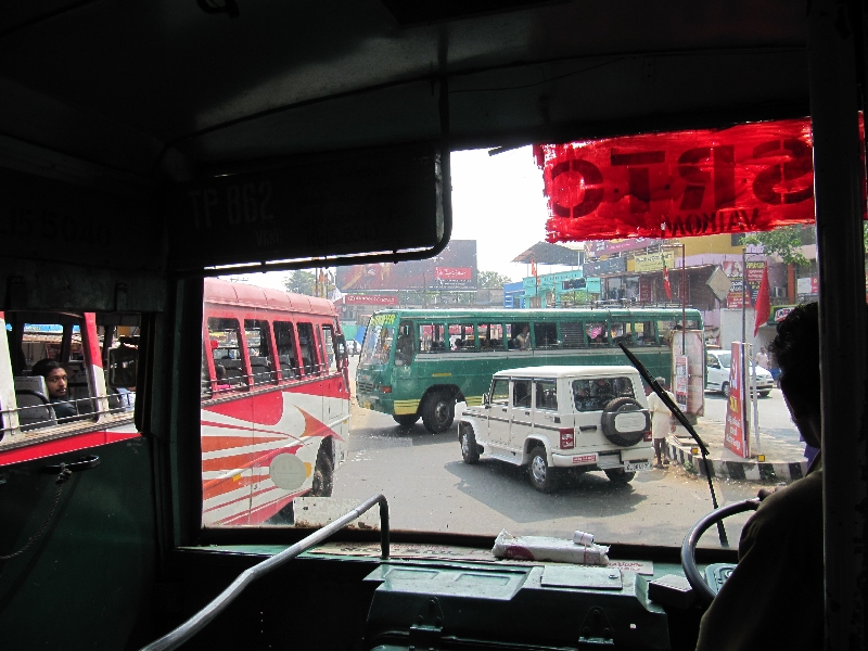 Busfahrt Indien